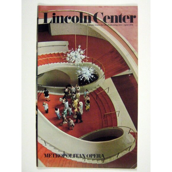 Metropolitan Opera Stagebill 1996 Lincoln Center Royal Ballet Swan Lake Musty - Picture 1 of 7